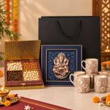 Ganesh Blessings & Dry Fruit Gift Set DKG-2081
