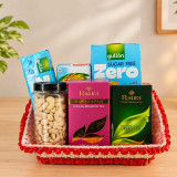Rakura Tea & Sugar-Free Biscuit Gift Set With Nuts SK-3855