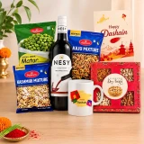 Drynuts, Snacks, Wine & Mug Gift Set DKG-2125