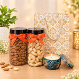 Dry Nuts & Candle Gift Bag JNK-8252