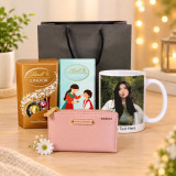 Personalized Mug, Chocolate & Wallet Gift Set SPM-928