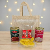 Sweet Delights Gift Bag with Gulab Jamun & Rasbhari JNK-8286