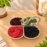 Dry Fruits in a German Silver Coated Tray JNK-8287