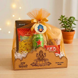 Custom Tihar Gift Hamper With Beer, Nuts & Namkeen SK-3926