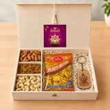 Personalized Diwali Gift Hamper with Dry Nuts & Namkeen SK-3930