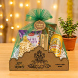 Personalized Tihar Appreciation Hamper With Beer & Snacks SK-3932