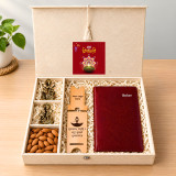 Custom Dipawali Gift Box in Lotka Packaging with Nuts & Diary