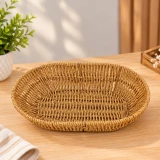 Handwoven Oval Wicker Basket- Large Size (2-8 Items)