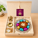 Personalized Dipawali Blessings Gift in Lotka Box