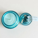 Glass Jar Scented Candle with Decorative Lid (Jar Color May Vary)