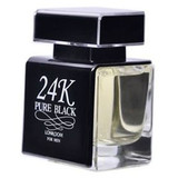 24K Pure Black by Lonkoom 100ml Perfume for Him