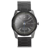 Fastrack Metal Case Black Dial Analog Watch for Men - (3166KM02)