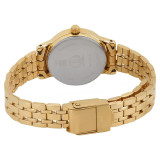 Titan Quartz Analog Champagne Dial Stainless Steel Strap Watch For Women