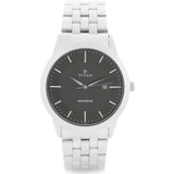 Titan Black Dial Metal Strap Watch for Men (1584SM04)