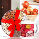 Apple Basket, Dry Nuts Tray and Best Aama Mug Combo