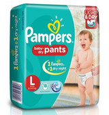 Pampers Baby Dry Pants Diapers - Large (18 Pcs), 9-14 kg