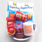 Best Dad Mug, Biscuits, Sweet Combo Gift Tray