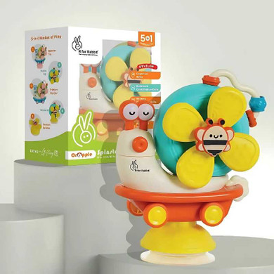R for Rabbit Orapple Spinster Rattle Toy for Babies-OROSOC01 OROSOC01