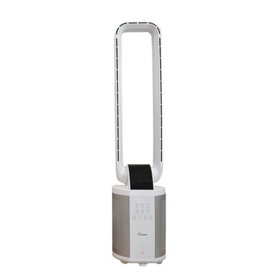 Crane 5-in-1 Air Purifier Bladeless Fan with UV Sterilization, Ionizer & Humidifier EE-5625