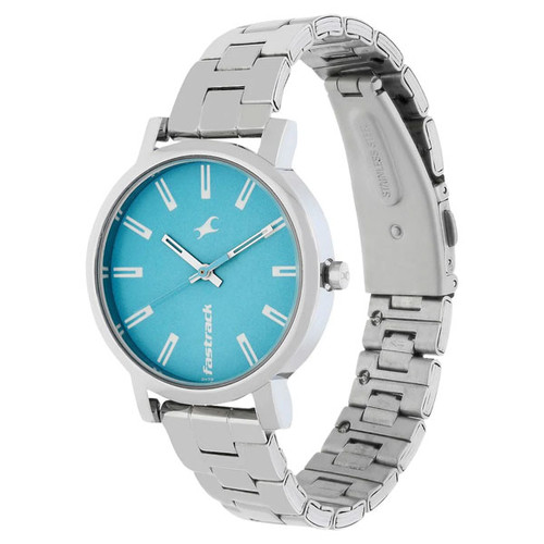 Fastrack Blue Dial Analog Ladies Watch - 68010SM02