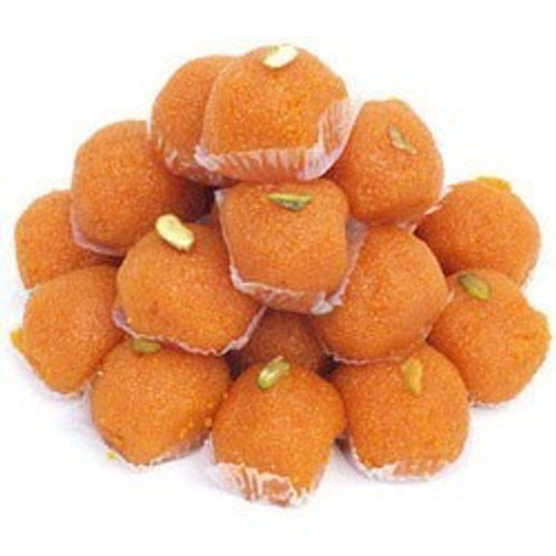 Fresh Moti Choor Laddoo Box from Angan, Gulab or Tiptop