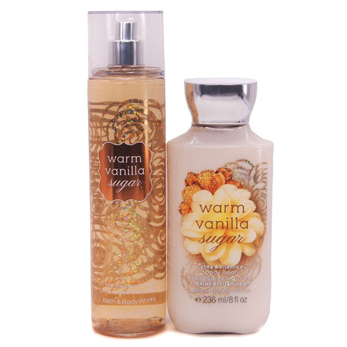 Warm Vanilla Sugar Fragrance Mist and Body Lotion by Body & Bath Works
