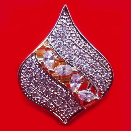 White Stone Studded Party Wear Ring