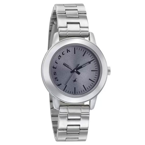 Fastrack Fundamentals Analog Grey Dial Watch For Women- 68008SM02