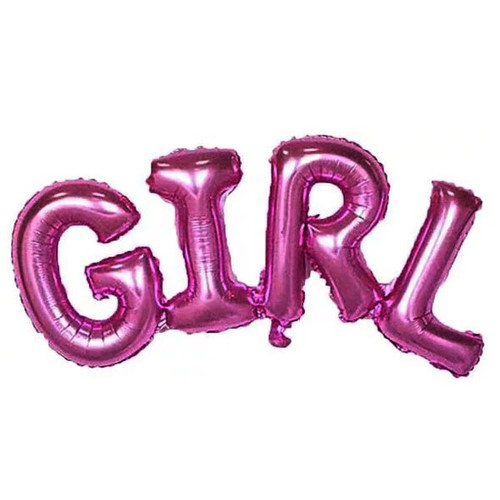 Girl Design Party Decor Foil Balloon - 32"
