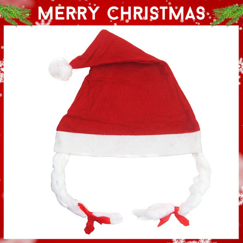 Christmas Two Side Ponytail Santa Cap