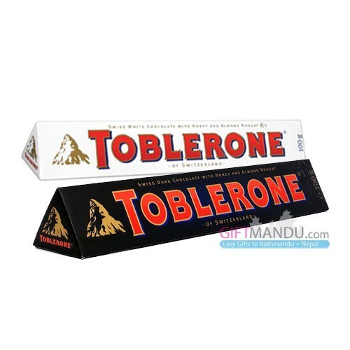 Toblerone Chocolates (Dark and White) 100g X2
