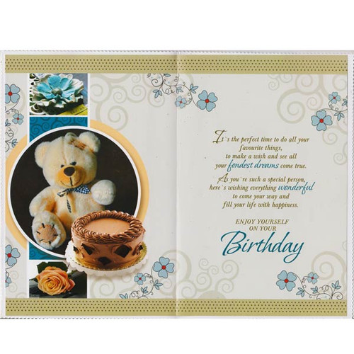 Special Birthday Thoughts For You - Greeting Card