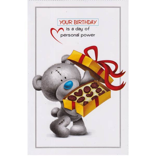 Your Birthday is a day of personal power - Greeting Card