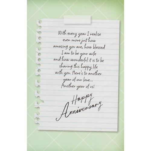 My Husband Then, Now, Always, I Love You. - Greeting Card