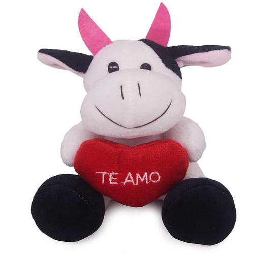 Cute Mini Cow Soft Toy 6'' (Te Amo)