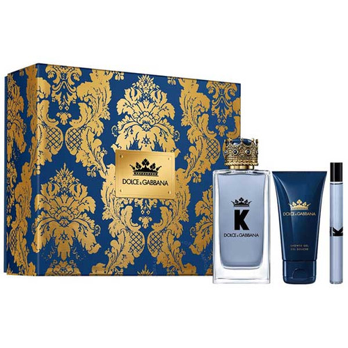 D&G K for Men 3 Pcs Gift Set (100ml EDT Perfume + 50ml Shower Gel + 10ml EDT Perfume)