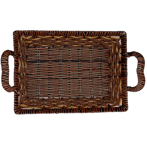 Metal Frame Attractive Brown Basket (6 - 14 Items)