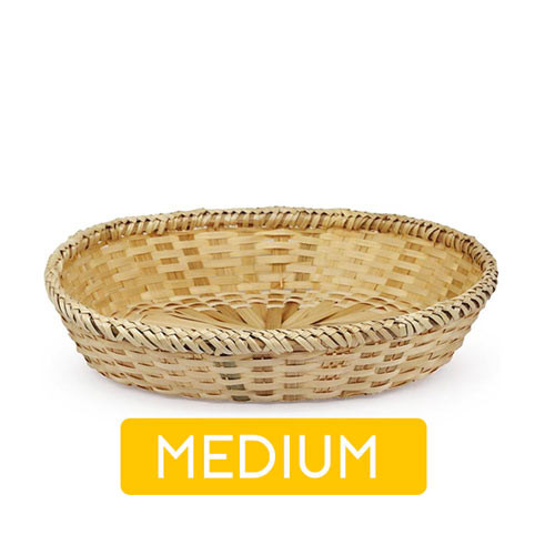Bamboo Basket Medium (6 - 10 Items)