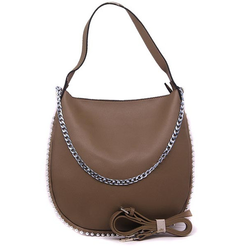 Stylish Ladies Apricot Hobo Bag