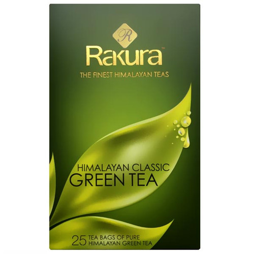 Rakura Himalayan Classic Green Tea (25 Tea Bags)