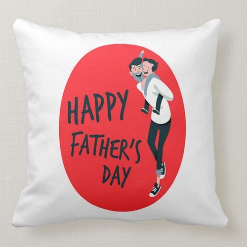 "Happy Father's Day" Printed Cushion & Mug