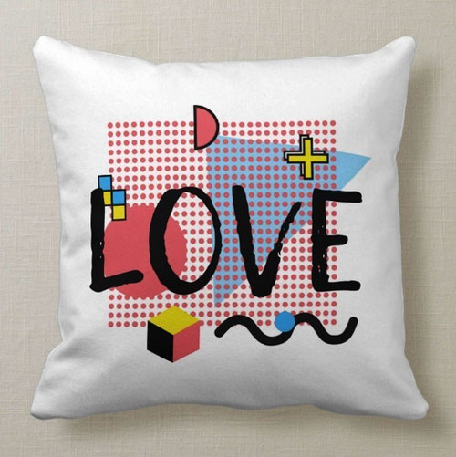 "Love" Printed Cushion Gift