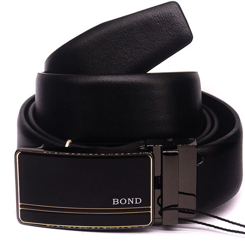 Genuine Leather Push Stud Fastening Belt