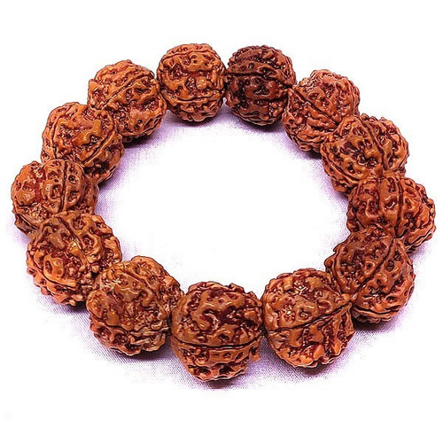 Natural Rudraksha Bracelet, Almonds, Gulab Jamun and Ganesh Ji