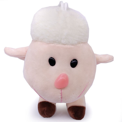 Cute Hanging Baby Sheep Soft Toy (Cream)