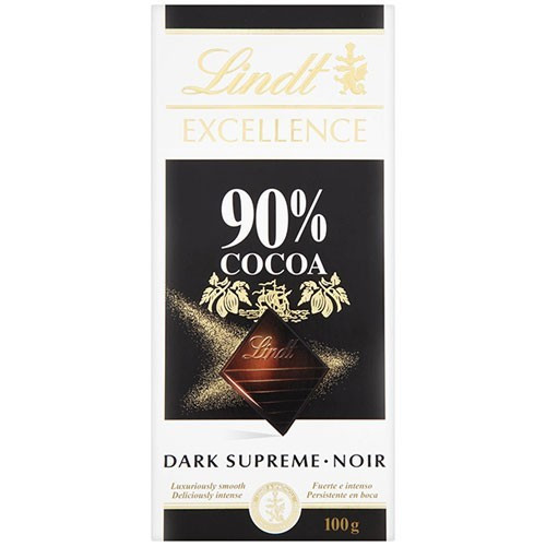 Lindt Excellence 90% Cocoa Supreme Dark 100g