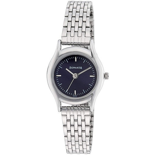Sonata Essentials Blue Dial Analog Watch For Women - 87020SM01