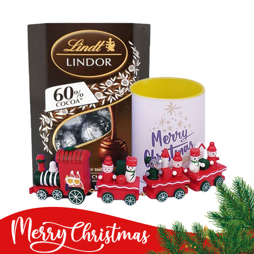 Christmas Mug & Showpiece With Chocolates