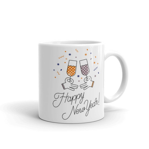 ''Happy New Year'' Printed Mug (01)