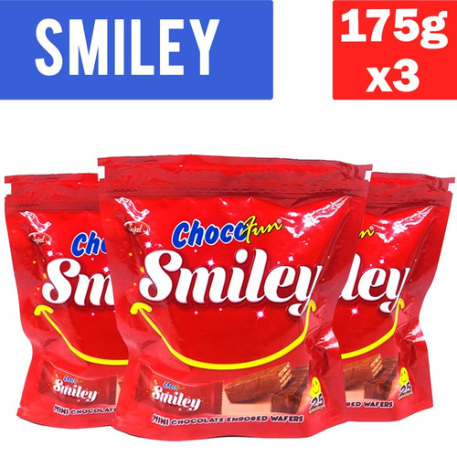 Chocofun Smiley (7g x 25 units) X 3